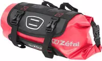 Zefal Fahrrad-Lenkertasche Z-Adventure F10, schwarz/rot, 10 l, reflektierend,