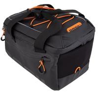 Basil 2179243880, Basil Gep&auml;cktr&auml;gertasche Miles Tarpaulin schwarz-orange