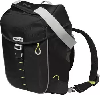 Basil Miles Daypack black lime