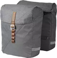 Racktime 0200-201, Racktime Heda 2.0 Fahrradtaschen 24 Liter grau
