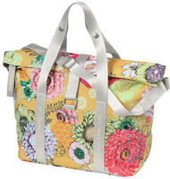 Basil 18165, Basil Bloom Field Klickfix 11l Pannier Beige Yellow Flowers