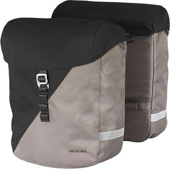 Racktime Vida 2.0 Gepäckträger-Doppeltasche 2x12L schwarz/grau