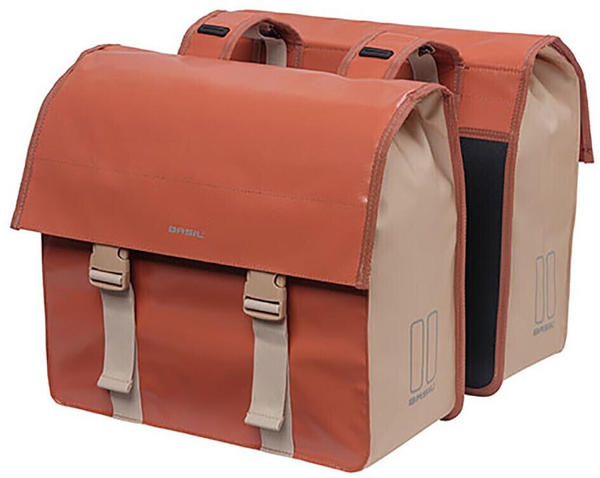 Basil Urban Load 48-53L mit MIK-Platte rot/beige