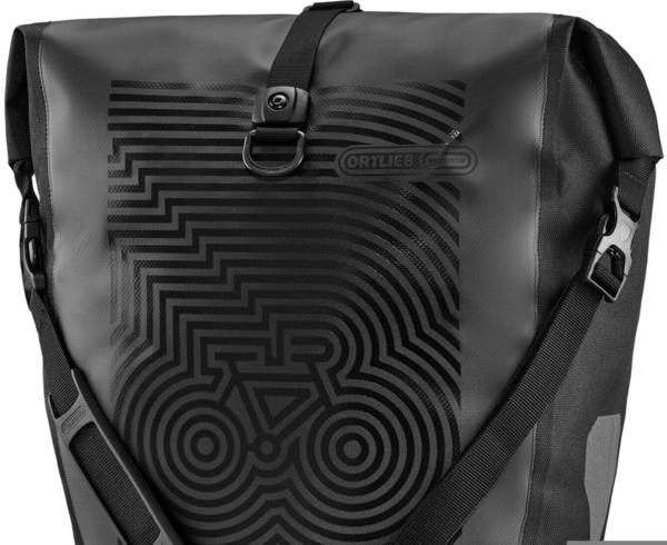 Ortlieb Back-Roller Design Einzeltasche Cycledelic II black matt
