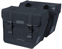 Basil 03590221, Basil Doppeltasche Kavan Eco Classic schwarz 46 l