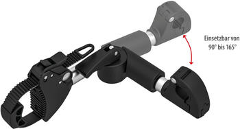 Eufab verstellbarer Strap Rahmenhalter 27 cm (11247)