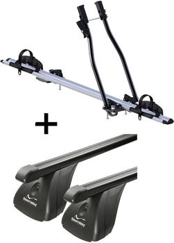 VDP SAGITTAR + Dachträger Stahl kompatibel mit für Peugeot 5008 (No Rails) 5 Türer 2009-2016 (VDP_SAGITTAR_STA_122_h)