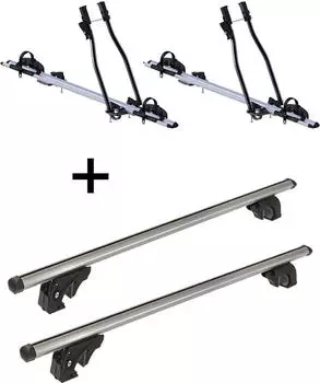 VDP 2x SAGITTAR + Dachtr&auml;ger/Relingtr&auml;ger LION1 f&uuml;r Suzuki Baleno 98-02 (VDP_2SAGITTAR_K39_LION1_SUZUKI2)