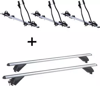 VDP 3xFahrradtr&auml;ger SAGITTAR + Alu-Dachtr&auml;ger RB003 f&uuml;r MB Classe E Kombi ab 2017 (VDP_3SAGITTAR_VDP-R-003-120_MERCEDES2)