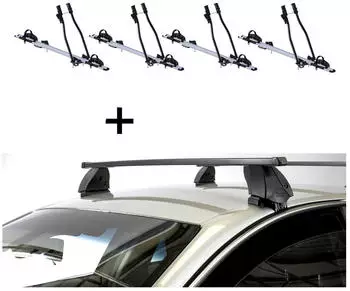 VDP 4x SAGITTAR + Dachtr&auml;ger K1 MEDIUM f&uuml;r Suzuki Alto HA25 5T&uuml;rer ab 09 (VDP_4SAGITTAR_K1M10_SUZ1)