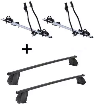 VDP 2x SAGITTAR + Dachtr&auml;ger K1 MEDIUM f&uuml;r Nissan Kubistar ab 03 (VDP_2SAGITTAR_K1MFP02_NISS1)