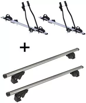 VDP 2x SAGITTAR + Dachtr&auml;ger/Relingtr&auml;ger LION2 f&uuml;r Skoda Yeti Outdoor 5 T&uuml;rer ab 13 (VDP_2SAGITTAR_K39_LION2_SKODA4)