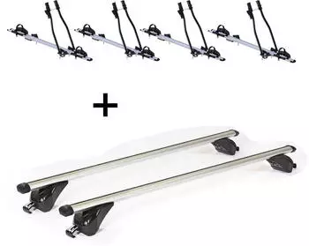 VDP 4x SAGITTAR + Dachtr&auml;ger/Relingtr&auml;ger KING1 f&uuml;r Mercedes GLA X156 5 T&uuml;rer ab 14 (VDP_4SAGITTAR_K39_KING1_MERCEDES3)