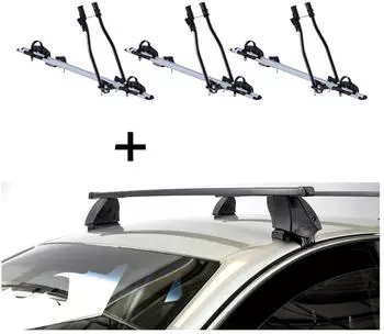 VDP 3x SAGITTAR + Dachtr&auml;ger K1 MEDIUM f&uuml;r Citroen Saxo 5T&uuml;rer 96-04 (VDP_3SAGITTAR_K1M25_CITR2)