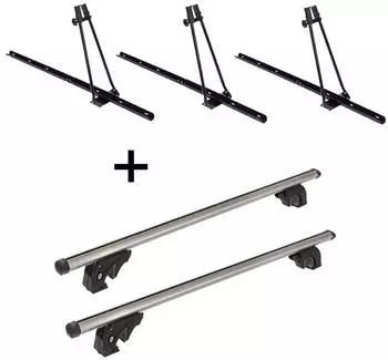 VDP 3x ORION + Dachtr&auml;ger/Relingtr&auml;ger LION1 f&uuml;r Peugeot 406 Station Wagon 5 T&uuml;rer 97-05 (VDP_3ORION_K39_LION1_PEUGEOT6)