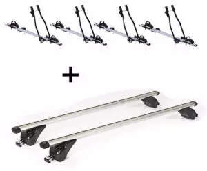 VDP 4x SAGITTAR + Dachtr&auml;ger/Relingtr&auml;ger KING1 f&uuml;r Skoda Kodiaq 5 T&uuml;rer ab 17 (VDP_4SAGITTAR_K39_KING1_SKODA2)