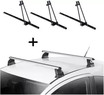 VDP 3x ORION + Dachtr&auml;ger EVO ALU f&uuml;r Peugeot Bipper 3-5 T&uuml;rer ab 2007 (VDP_3ORION_EVOALU207_PEUG24)