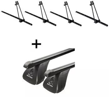 VDP 4x ORION + Dachtr&auml;ger Stahl f&uuml;r Fiat Bravo II 5 T&uuml;rer 2007-2014 (VDP_4ORION_STA_221_a)