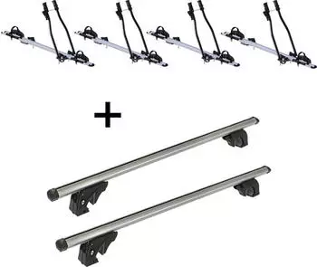 VDP 4x SAGITTAR + Dachtr&auml;ger/Relingtr&auml;ger LION1 f&uuml;r Citroen Zx Break 5 T&uuml;rer 94-99 (VDP_4SAGITTAR_K39_LION1_CITR9)