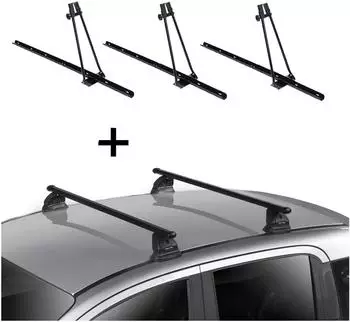 VDP 3x ORION + Dachtr&auml;ger EVO Stahl f&uuml;r Citroen C6 4 T&uuml;rer 2005-2012 (VDP_3ORION_EVOSTA205_CITR16)