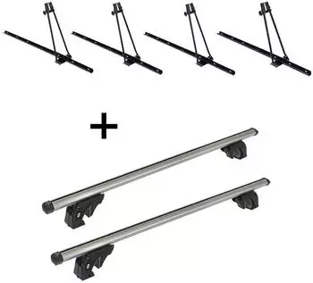 VDP 4x ORION + Dachtr&auml;ger/Relingtr&auml;ger LION1 f&uuml;r Audi A6 4B/C5 Avant 5 T&uuml;rer 97-04 (VDP_4ORION_K39_LION1_AUDI8)