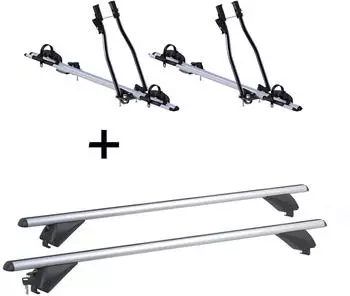 VDP 2x SAGITTAR + Alu Dachtr&auml;ger RB003 f&uuml;r VW Polo Cross 5T&uuml;rer ab 2014 (VDP_2SAGITTAR_VDP-R-003-120_VOLKSWAGEN5)