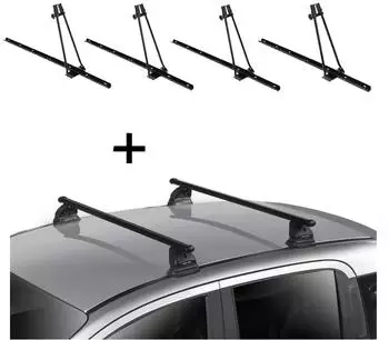 VDP 4x ORION + Dachtr&auml;ger EVO Stahl f&uuml;r Peugeot Bipper 3-5 T&uuml;rer ab 2007 (VDP_4ORION_EVOSTA207_PEUG24)