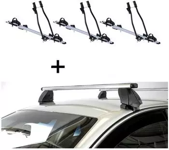 VDP 3x SAGITTAR + Dachtr&auml;ger K1 PRO Aluminium f&uuml;r Porsche Cayenne 5T&uuml;rer ab 10 (VDP_3SAGITTAR_K1P01_POR)