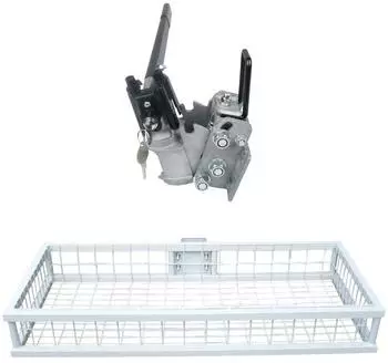 Berger & Schröter Heckträger klappbar, pulverbeschichtet, grau
