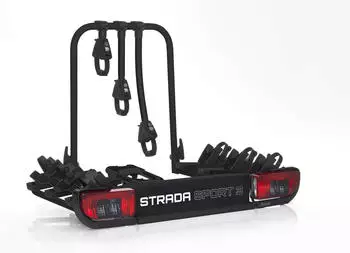 Atera Strada Sport M3 + 4. Fahrradadapter Anh&auml;ngerkupplungstr&auml;ger 4 Fahrr&auml;der schwarz
