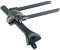 Elite EL93003, Elite Front Wheel 80 Bike Rack For 1 Bike Schwarz 1 Bike Black