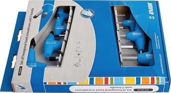 Unior Sechskantstiftschl&uuml;sselset mit T-Griff 2,5-10mm 7-teilig (607890)