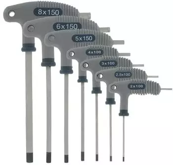 VAR Innensechskant-Satz mit Griff 7-tlg., 2-8mm (CL-18000-02/08)