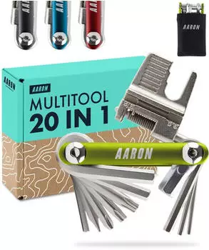 Aaron Multitool 20 in 1 green