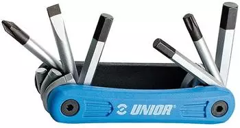 Unior Euro6 Multitool, 6 Funktionen, Schwarz/Blau/Silber