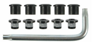 FSA Torx 5-Arm Kettenblattschraubenset schwarz Standard