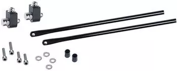 Racktime Montageset für Gepäckträger, schwarz (5362)
