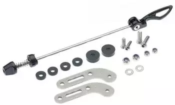 Tubus Schnellspanner-Adapterset Large schwarz/silber 26/29 Zoll (71600)