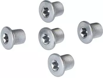 Shimano Kettenblattschrauben M8x8,5 ohne Muttern, 5er Set (8X8)