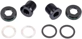 SRAM Schrauben Kit Kurbelarm M15/M22 ISIS Alu schwarz, 2 Stück (11.6118.080.000)