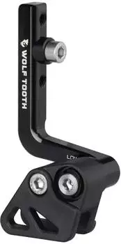 Wolf Tooth Components GnarWolf Kettenführung Anlöthalterung Rev2 schwarz (W_GWLF-BRAZE-L-BLK)