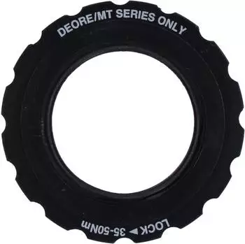 Shimano FC-M6100-1 Verschlussring mit Scheibe, schwarz (Y0L198030)