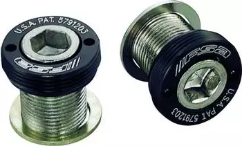 FSA QR-1 Kurbelschrauben M8 selbstextrahierend, Stahl, schwarz (390-2000)