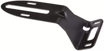 Racktime Kennzeichenhalter Edelstahl f&uuml;r schnelle Pedelecs 30&deg; Winkel, schwarz (70150)