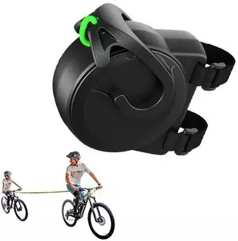 LuxusKollektion Fahrrad-Abschleppseil elastisch, schwarz, universal