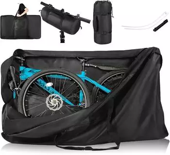 LuxusKollektion Fahrrad-Transporttasche 900D Oxford, wasserdicht, 24-29 Zoll