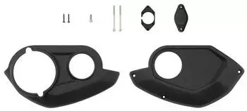Haibike TRK Alltrack Motorabdeckung-Set, schwarz (KHB00028)