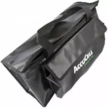 AccuCell Li-ion AkkuSafe BikeBag E-Bike Akku Aufbewahrungstasche, schwarz, 150x450x200mm