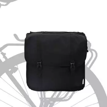 vidaXL Fahrradtasche schwarz, Polyester, 40x18,5x35cm (42008100)