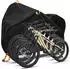 LuxusKollektion Fahrradabdeckung für 2 Fahrräder, 210D Oxford, wasserdicht, 210x110x95cm